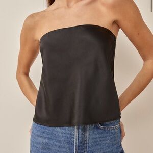 Reformation Spritz Silk Top